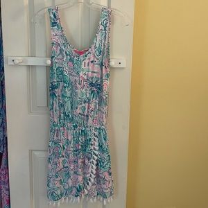Lilly Pulitzer Jarrett Romper in Camelflage